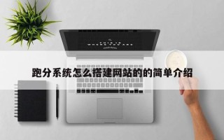 张家界跑分系统怎么搭建网站的的简单介绍